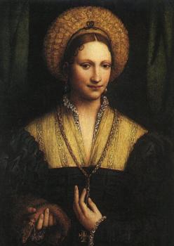 Bernardino Luini : Portrait Of A Lady